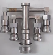 AMAT 0040-35882 Manifold TTF Supply Ssh4-62 Swagelok 1 2&quot; Quick C