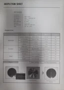 AMAT 0041-11052 TOP ESC,0020-32909 PED 200MM NOTCH(2) 0.8&quot; THK AMAT w/Warranty
