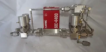 AMAT 0050-09955 GAS STICK WITH SEC-4400 WF6 10 SCCM MFC, 6 NUPRO VALVES