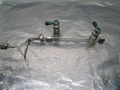 AMAT 0051-07087 Gasline Assy w/ 2 Nupro 6LV-DLBW4 Valves, Isolation, 453785