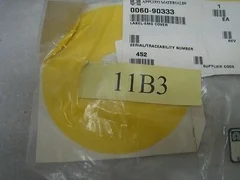 AMAT 0060-90333 Label-Emo Cover, 323598