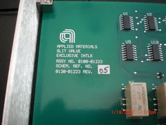 AMAT 0100-01223 PCB ASSY, SLIT VALVE EXCLUSIVE INTERLOCK