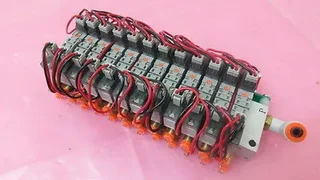 AMAT 0190-01401 Rev.004, SMC D-276-990020B, Pneumatic Manifold. 329229