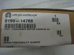 AMAT 0190-14788 spec prealigner motor harness A3