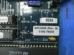 AMAT 0190-76005 SPEC CNTL DWG, INTELLIGENT MOTOR CONTROL 