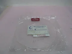 AMAT 0200-00042 Rev.A, West Coast Quartz, Cover, Quartz, Poly, 100mm. 417422