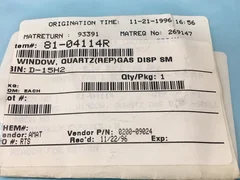 AMAT 0200-09024 PEDESTAL, WINDOW, SMALL, 150886