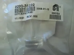 AMAT 0200-35252 QUARTZ ENDPOINT WINDOW CAP,DPS MEC,REF:1190020 REV:005