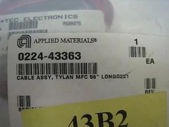 AMAT 0224-43363 cable assy. tylan MFC 58" LONGG221