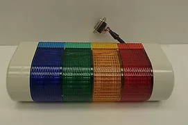 AMAT 0227-06824 SIGNAL TOWER WALL MOUNT, PATLITE WME-EN (R,A,G, B) 4 COLOR 24 V 