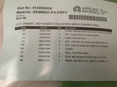 AMAT 0227-12588 Rev 10. (Kit, Motorized cooldown servo driver end)