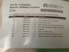 AMAT 0227-12588 Rev 10. (Kit, Motorized cooldown servo driver end)