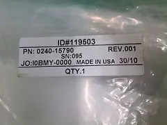 AMAT 0240-15790 KIT, SHELD, PLATEN MIRRA CMP REV. 001, NEW