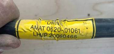 AMAT 0620-01061 & 0620-01062 Turbomolecular Pump Cable Set Applied Materials LHV