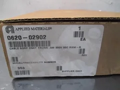 AMAT 0620-02902 CABLE ASSY DNET TRUNK .5M 300V 80C RKM-R, 112216
