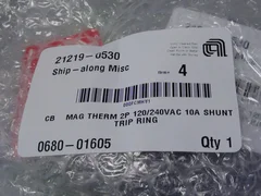 AMAT 0680-01605 CIRCUIT BREAKER MAG THERM 2P 120/240VAC 10A APPLIED MATERIALS