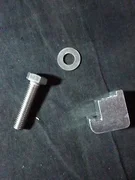 AMAT 0690-01563 Clamp, Flange SGL-CLAW NW100 AL M8-HEX Bolt and Washer SST