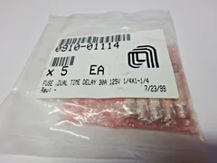 AMAT 0910-01114 FUSE FAST ACTING 30 A 125V 1/4X1 1/4 (Lot of 5 fuses)