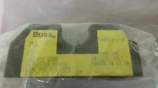 AMAT 0910-01205 FUSE BLACK 1 POLE 600V 30A 2AWG WIRE MA BUSS 60C/75C WIRE 407077