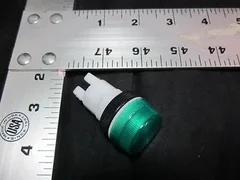 AMAT 1010-00045 LAMP LED IND GRN PNL-MTG 22MM 28VDC BIPO