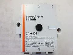 AMAT 1200-01138 RLY CNTOR 3P 1000V 120A RES CA 6-105 SPRECHER+SCHUH