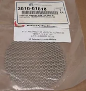 AMAT 3010-01018 Abrasive Diamond Disk, 100 GRIT, 4&quot; TWB 4.1111C Grid Abrade