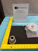 AMAT 3220-00024 CPLG SHAFT FLAT 25MM & 1.97" BORE FLEX, 178448