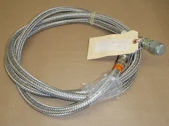 AMAT 3230-90001 Compressor Flexline 10&quot; Long Cryo Flex Helium Hose