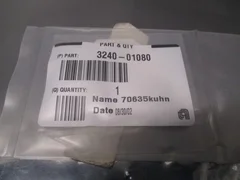 AMAT 3240-01080 HINGE PLATE, 0021-00323, P4, 109097