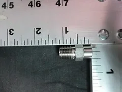 AMAT 3300-01288 FTGTBG CONN 1/4T 1/4MP SST SKT WELD; 316 Stainless Steel Tube So