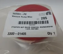 AMAT 3300-01405 NW50 / NW40 VACUUM FITTING REDUCER KF-50 X KF-40 STAINLESS   