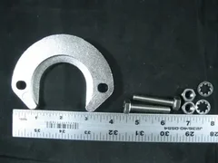 AMAT 3300-90100 *CLAMP C NW40 NICKEL PLATED; BOC EDWARDS C11005340