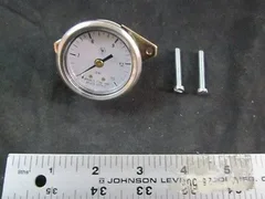 AMAT 3310-01261 GAUGE PRESS 1.5&quot;DIA 0-15PSI 1/8NPT CTR-BK U-CLAMP