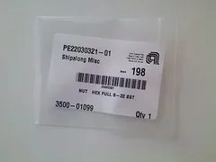 AMAT 3500-01099 NUT HEX FULL 8- 32 SST, NEW