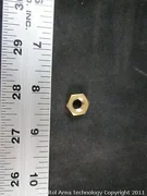 AMAT 3500-90021 NUT, FULL, HEX BRASS M8 X 1.25