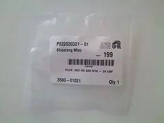 AMAT 3580-01021 PLUG HEX HD SAE 5/16 - 24 UNF, NEW