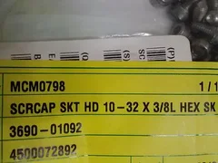 AMAT 3690-01092 SCR 10-32 X 3/8L,HEAD SWEEP BALL SCREW, NEW, LOT 70