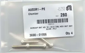 AMAT 3690-01956 SCR CAP SKT HD 8-54 X 7/8&quot;L SST Silver-PLT (Pack of 4)
