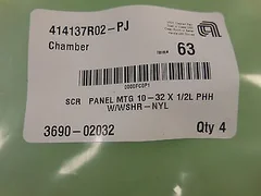 AMAT 3690-02032 SCR PANEL MTG 10-32 X 1/2L PHH W/WSHR-NYL  (THK QTY 4)