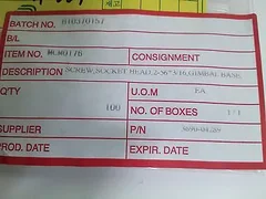 AMAT 3690-04289 SCREW,SOCKET HEAD,2-56*3/16,GIMBAL BASE, NEW, LOT 25