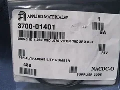 AMAT 3700-01401 ORING ID 4.989 CSD .070 VITON 75DURO BLK