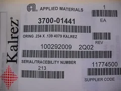 AMAT 3700-01441 ORING: KALREZ AS-568A O-RING, K# 202, Compound: 4079,Dupont Dow 