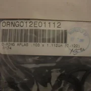 AMAT 3700-01571 AFLAS 012E01112, Black O-Ring, 1.112 CSD .103 Viton 75 Duro Blk,
