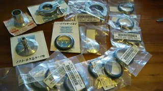 AMAT 3700-01624 RING ASSY NW40 W/VITON ORING SS, BOC EDWARDS helium lot of 15