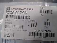 AMAT 3700-01796 ORING 0.424 CSD 0.103 KALREZ Compound: 4079, K# 3423, 107272