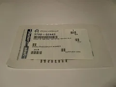 AMAT 3700-02443 ORING ID .299 CSD .103 VITON 75DURO BLK