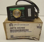 AMAT 3870-02290 VALVE, SOL 1/4NPT 2 WAY 115VAC CKD Corp. Japan AB31-2N-2