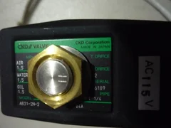 AMAT 3870-02290 Valve,  1/4&quot; NPT 2 WAY 115VAC CKD Corp. Japan AB31-2N-2 NEW