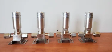 AMAT 3870-03334 Pneumatic N.C.  Diaphragm Valve LOT Of 4