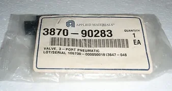 AMAT 3870-90283 Valve, 3-Port Pneumatic SMC VZ512 Solenoid Valve